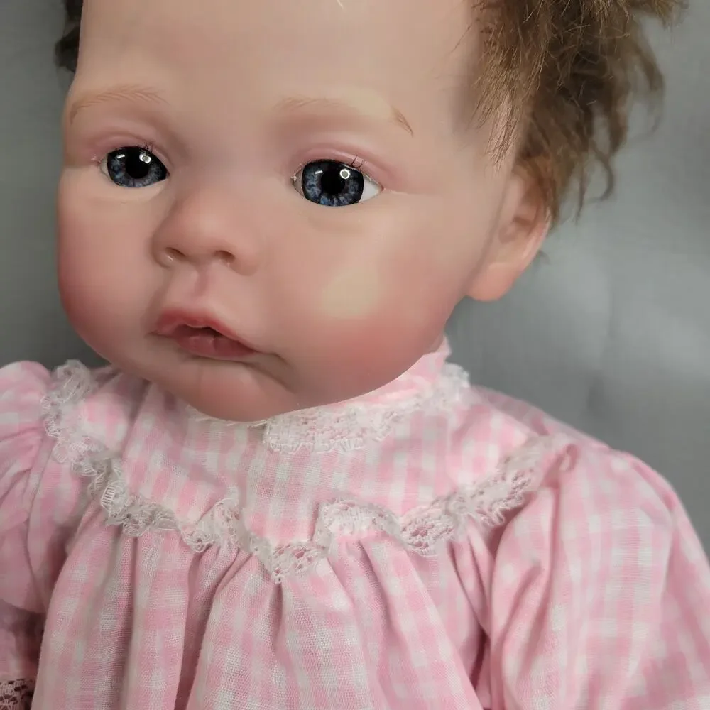 REBORN BABY DOLL by ANDREA ARCELLO Lifelike Realistic Girl Blue Eyes 18